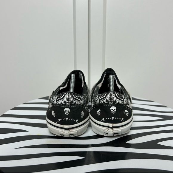 Vans slip on paisley skull black white - Picture 4 of 8